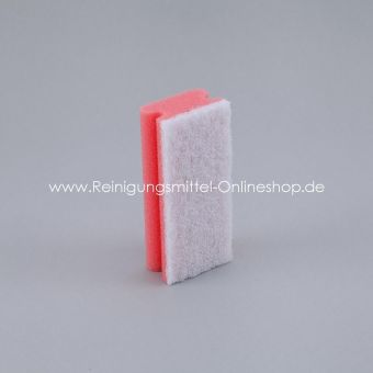 Padschwamm rot/weiß, 15,0 x 7,0 cm 