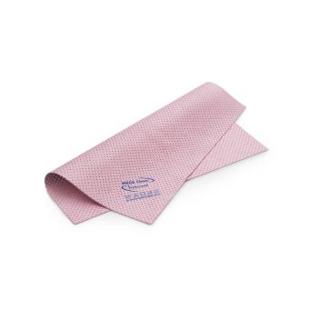 Mega Clean Microfaser- Kunstledertuch gelocht und PU beschichtet - Farbe: rosa - 40 x 35 cm 