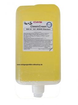 CWS Seifencreme - (Typ 463) ClassicCream Standard mit Zitrusduft - 12 x 500 ml Kartusche 
