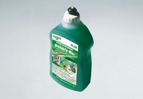 UNGER'S Gel Glasreiniger -  0,5 Liter Flasche 