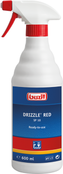 BUZIL Drizzle red SP 10  gebrauchsfertiger Sanitärreiniger - 600 ml Flasche mit Sprühkopf 