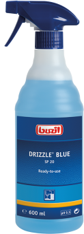 BUZIL Drizzle blue gebrauchsfertiger Unterhaltsreiniger - 600 ml Flasche mit Sprühkopf 