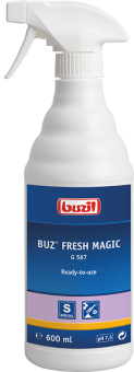 BUZIL Buz Fresh Magic G567 gebrauchsfertiger Geruchsvernichter - 600 ml Flasche mit Zerstäuber 