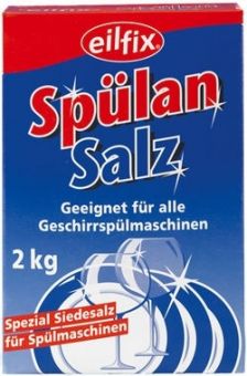 eilfix Spülan, Regenerier-Salz für Spülmaschinen  - feinkörnig  2 Kg 