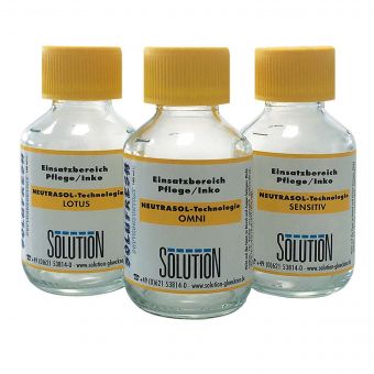 Solution Solufresh Neutrasol "Sensitiv" Pflege / Inko / WC - 100 ml Flasche inkl. 1x Verdunstervlies 