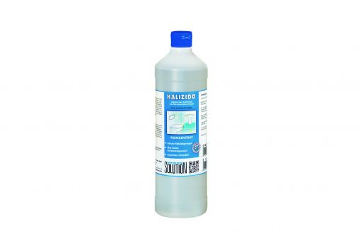 "Kalizido" von SOLUTION, alkalischer Sanitär-Unterhaltsreiniger - 1 Liter Flasche 