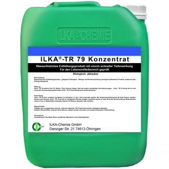 +gratis Fuginator / ILKA®-CHEMIE TR 79 Entfettungsprodukt tiefenwirksam - 10 Liter Kanister 