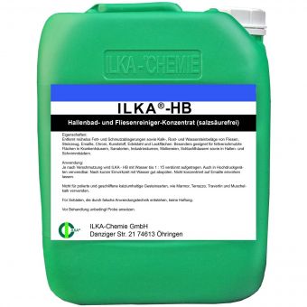 +gratis Fuginator / ILKA®-CHEMIE HB Hallenbad- und Fliesenreiniger (salzsäurefrei) - 10 Liter 