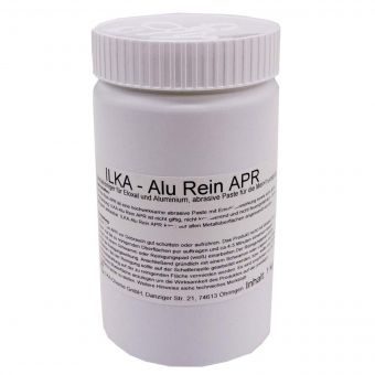 + gratis Mikrofasertuch / ILKA®-CHEMIE Alu Rein APR - abrasive Paste für die Metallreinigung - 1 kg 