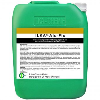 + gratis Fuginator / ILKA®-CHEMIE - Alu Fix Konservierungs- /Reinigungsmittel für Eloxal - 10 Liter 