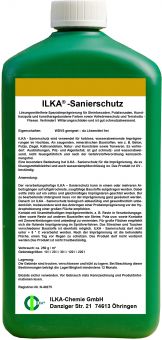+gratis Mikrofasertuch / ILKA®-Chemie Sanierschutz gegen Pilz- und Algenbefall - 1 Liter 