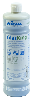 KIEHL Glas King Glasreiniger - 1 Liter Flasche mit Spritzdüse 