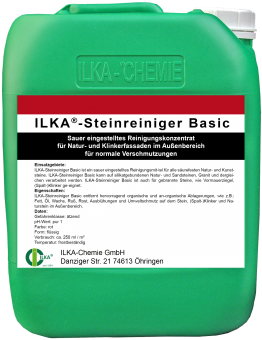 +gratis Fuginator / ILKA®-CHEMIE Steinreiniger Basic für Natur- und Klinkerfassaden  - 10 Liter 