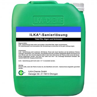 +gratis Fuginator / ILKA®-CHEMIE -Sanierlösung bei  Algen und Schimmel - 20 Liter Kanister 